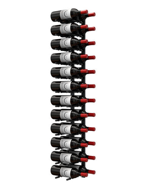HZ Wall Rails – 4FT Metal Wine Rack (12 to 36 Bottles)