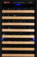 Allavino 24" Wide FlexCount Classic II Tru-Vino 174 Bottle Single Zone Stainless Steel Right Hinge Wine Refrigerator YHWR174-1SR20