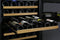 Allavino 47" Wide FlexCount II Tru-Vino 112 Bottle Dual Zone Black Side-by-Side Wine Refrigerator 2X-VSWR56-1B20