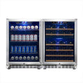 24" 3-Zone Beverage and Wine Cooler COMBO