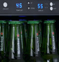 Allavino 47" Wide FlexCount II Tru-Vino 56 Bottle/124 Can Stainless Steel Side-by-Side Wine Refrigerator/Beverage Center 3Z-VSWB24-3S20