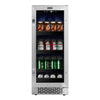 Whynter 15 inch Built-In 80 Can Undercounter Stainless Steel Beverage Refrigerator with Reversible Door, Digital Control, Lock and Carbon FilterBBR-838SB