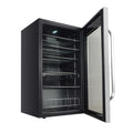Whynter Freestanding 121 can Beverage Refrigerator with Digital Control and Internal Fan BR-1211DS