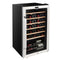 Whynter 34 Bottle Freestanding Stainless Steel Refrigerator with Display Shelf and Digital Control FWC-341TS