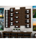 Fusion HZ Label-Out Wine Wall Black Acrylic (4 Foot)