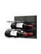 Fusion Panel Wine Rack—Black Acrylic (3 to 9 Bottles)