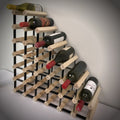Sloped Timber Wine Rack