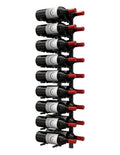 HZ Wall Rails – 3FT Metal Wine Rack (9 to 27 Bottles)