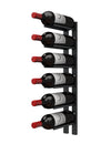 Straight Wall Rails – 2FT Metal Wine Rack (6 Bottles)