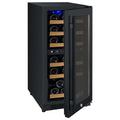 Allavino 15" Wide FlexCount II Tru-Vino Technology 30 Bottle Dual Zone Black Wine Refrigerator VSWR30-2BR20
