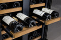 Allavino 24" Wide FlexCount II Tru-Vino 36 Bottle Dual Zone Black Wine Refrigerator VSWR36-2BF20