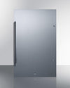 Summit Shallow Depth Outdoor Built-In All-Refrigerator SPR196OSCSS