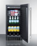 Summit 15" Wide Outdoor All-Refrigerator SPR316OSCSS